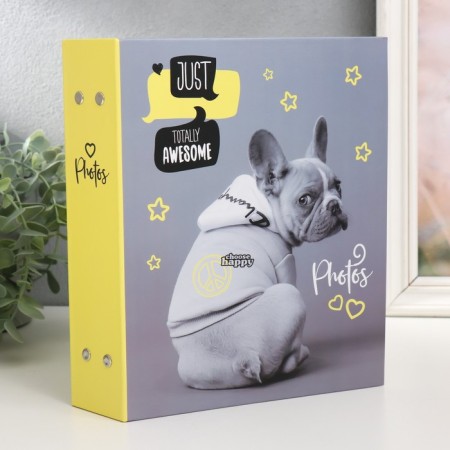 Photo album for 200 photos 10x15 cm, plastic. sheets "Fluffy Pets" Grrr