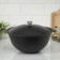 Kazan, 7 l, metal cover, cast pens, anti -stick coating, black color