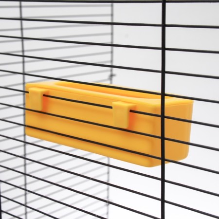 Bird feeder internal matte 14.3 x 7.2 x 4.8 cm, yellow-2