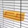 Bird feeder internal matte 14.3 x 7.2 x 4.8 cm, yellow