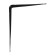 Tundra bracket, 250x200x0.9 mm, black