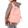 Youth backpack on a zipper, 3 pockets, pink color