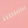Tips for nail extension, 500 pcs, shape soft square, 10 sizes, ivory color
