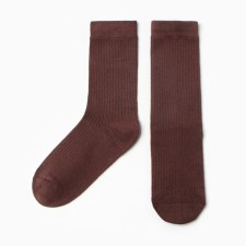 Women's socks long minku, col. Brown, rr 36-39