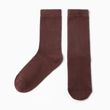 Women's socks long minku, col. Brown, rr 36-39