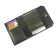 Passport cover on the button, black color