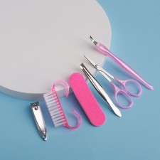 Manicure set, 6 items, color mix