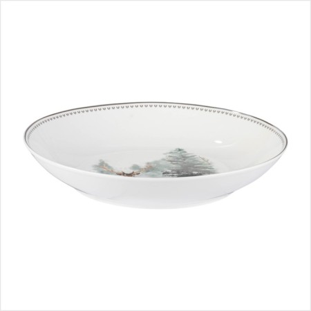 New Year's SALATOR "Winter Forest", 20.2 × 3.6 cm, 650 ml, white color-1