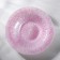 Serving dish "Amethyst", d = 30 cm, pink color
