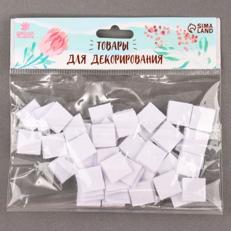 Velcro adhesive base "Square", set 48 pcs., Size 1 pcs: 1.5 × 1.5 cm-7
