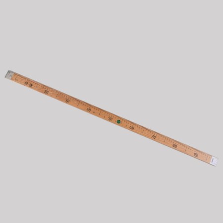 Wooden meter, 100 cm, with stigma, GOST, thickness 9 mm-2