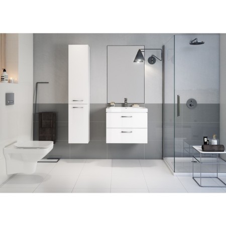 Cersanit Lara 50 sink for COMO 50, suspended, white color-2