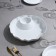Operations dish, 2 l, gold stroke, porcelain, Iran