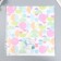 Scrapbooking paper bilateral "snake and bright circles" density 180 g 30.5x32 cm