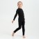 Children's thermal underwear (longshit, leggings) Black color, height 128 cm