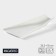 Porcelain dish Magistro "Blanche", 33.5 × 16 × 5 cm, white color