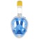 Snorkling mask Onlytop, p. S/m, turquoise color