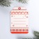 Schildik for a gift New Year "New Year's sticker", 5.9 x9.0 cm, New Year