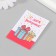 Postcard with the seeds "grow itself" Happy Birthday! ”5*7cm
