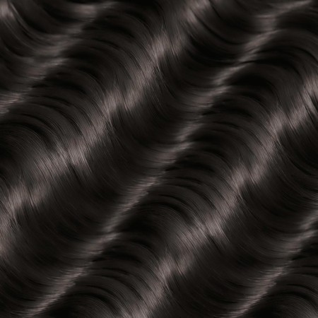Hollywood Africolocons, 60 cm, 270 gr, black color HKB1V (Catherine)-2