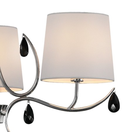Suspended chandelier Mantra Andrea, E14, 3x20W, 510 mm, chromium color-1