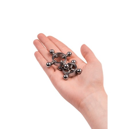Nipple clamps, Toyfa Metal, silver-3