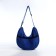 Youth bag with a zipper, blue color