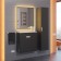 Tumbling under the Uperwood Modul sink, 60 cm, suspended, matte, black
