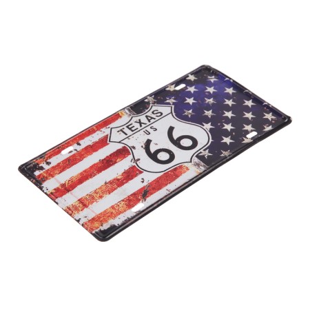 Decorative license plate, Texas 66, 30 × 15 cm-1