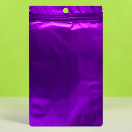 SIP-LOK package with a window, with euroslot, purple, 12 x 18 cm cm-3