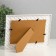 Photo frame plastic in 2 photos 10x15 cm "knitting" white 21x28 cm