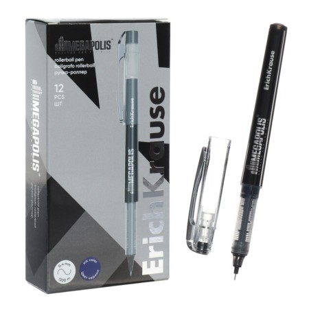 Roller pen, Erichkrause, Megapolis Stick Node 0.5 mm, blue-2
