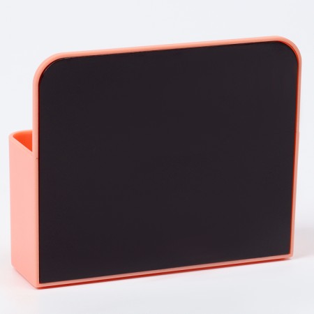 Magnetic universal stand for markers and sponges "double" pink 4x12x10cm-4