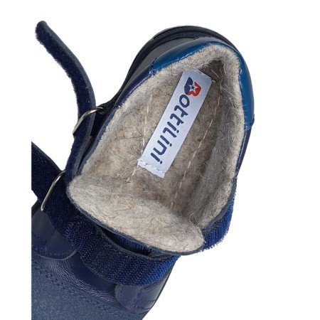Baby boots, size 25, dark blue color-2