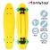 Penniboard Onlytop, 56x15 cm, PVC 50 mm wheels, plastic frame, yellow color
