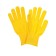 Workers, m/b gloves, with nylon thread, with PVC dots, size 9, yellow, Greengo
