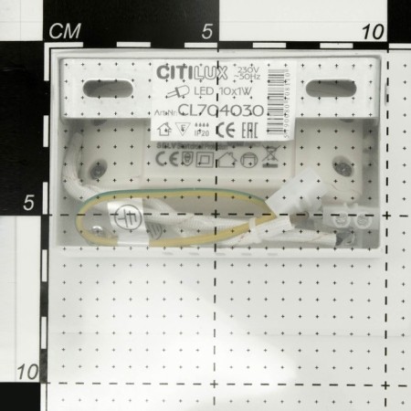 Sconces Citilux "Descart-3" CL704030N, 12x17 cm, 1x10W, LED, white color-5