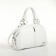 Women's bag with lightning, white color
