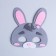Carnival mask "Bunny", felt