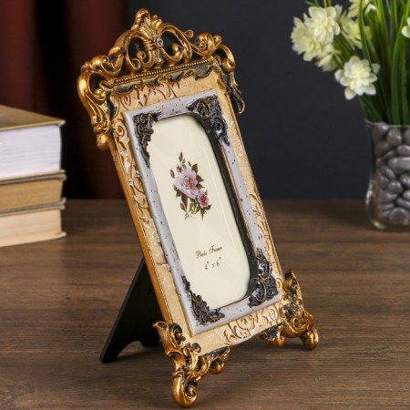 Photo frame Polystone 10x15 cm "Valencia" rhinestones 26x17 cm-1