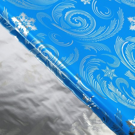 Film packaging holography "Patterns", 100 x 70 cm, New Year-1