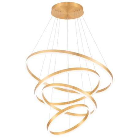 LED LED LED Planetary 4XLED 134W, size 80x80x30-130 cm, bronze color