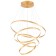 LED LED LED Planetary 4XLED 134W, size 80x80x30-130 cm, bronze color