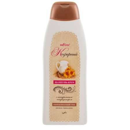 Bielita kefir hair shampoo-cream core for all hair types, 500 ml