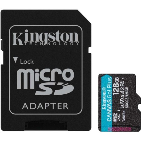 Flash map Microsdxc 128gb Class10 Kingston SDCG3/128GB Canvas GO! Plus + Adapter