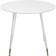 Wooden table Bianka 80x75 White stained metal, white 80x80x75 cm