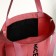 Soper bag with lightning, from textiles, pink color