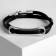 Bracelet Leather "Shaman" Plave, Color silver, 35.5 cm