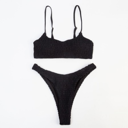 Swimsuit female separate minku color black, size 48-6
