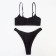 Swimsuit female separate minku color black, size 48